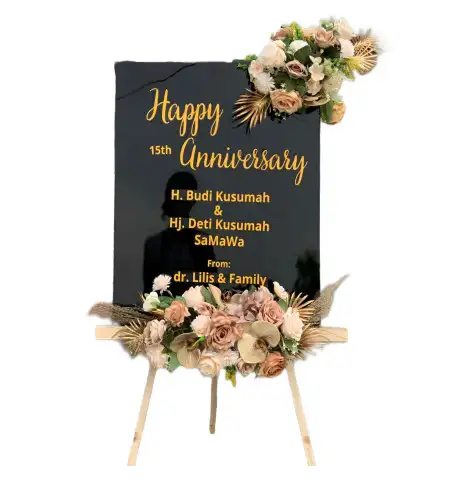 Papan Bunga Akrilik Koncang